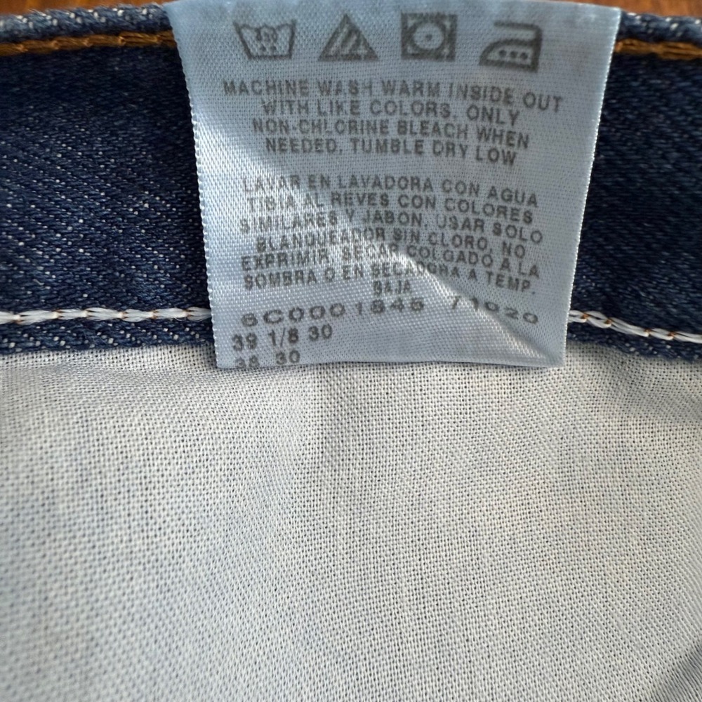 Legendary Gold Jeans Men's 38x30‎ Blue Denim Relaxed Fit Cotton 87635PW - Picture 9 of 9